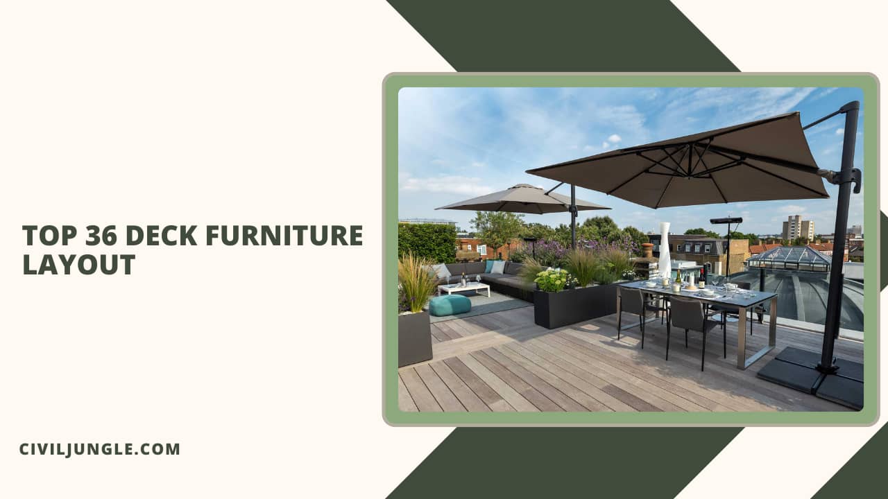 Top 36 Deck Furniture Layout