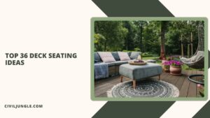 Top 36 Deck Seating Ideas