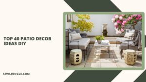 Top 40 Patio Decor Ideas Diy