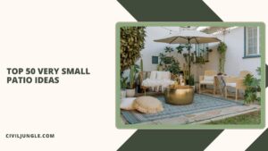 Top 50 Very Small Patio Ideas