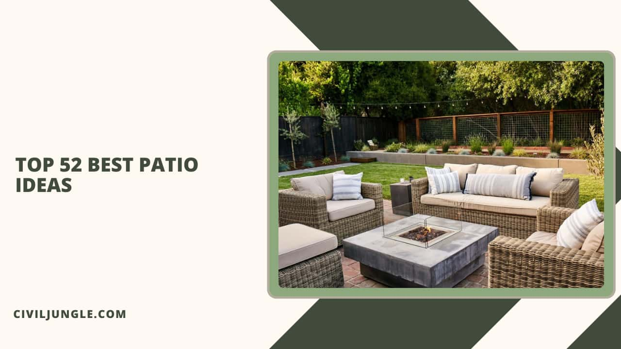 Top 52 Best Patio Ideas