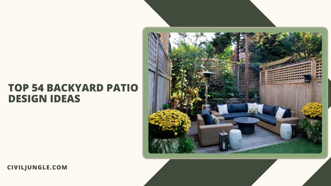 Top 54 Backyard Patio Design Ideas