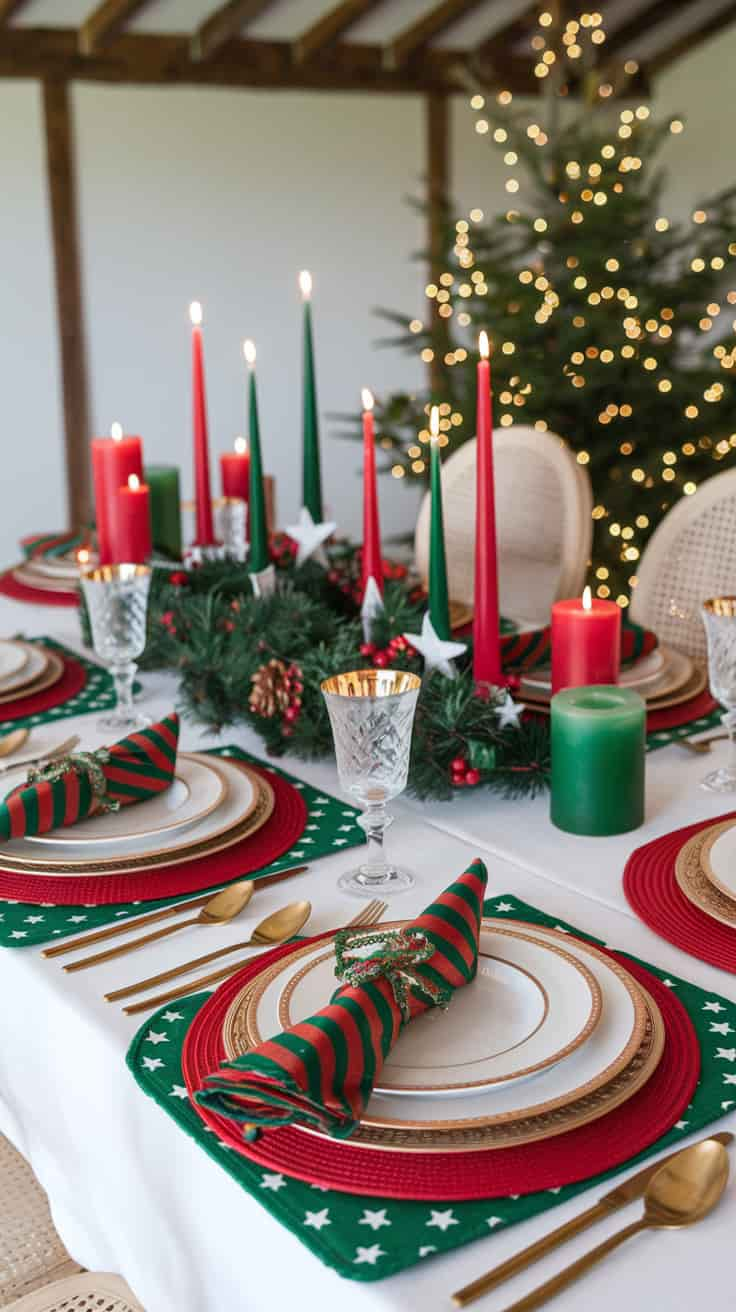 Set a Christmas Tablescape