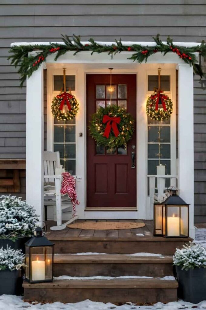 Add a Christmas-Themed Doormat